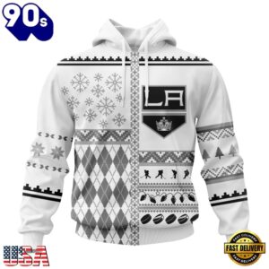 NHL Los Angeles Kings Specialized Christmas Is Coming New Design Hoodie, T Shirt , Trending NHL 3D Tee Nhl Los Angeles Kings Specialized Christmas IS Coming New Design Hoodie T Shirt 1