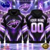 NHL Minnesota Wild 2026 Hockey Fights Cancer Personalized Hoodie Shirt, Trending NHL 3D Tee