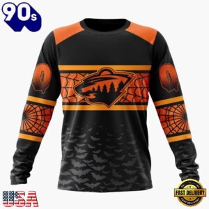 NHL Minnesota Wild Halloween Design Personalized Hoodie, T Shirt, Sweatshirt, Trending NHL 3D Tee Nhl Minnesota Wild Halloween Design Personalized Hoodie T Shirt Sweatshirt 2