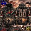 NHL Minnesota Wild Military Appreciation Design Personalized Hoodie, Trending NHL 3D Tee