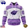 NHL Minnesota Wild Special Lavender Fight Cancer Hoodie, T Shirt , Trending NHL 3D Tee