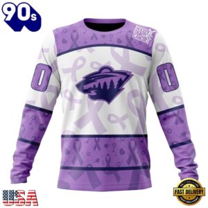 NHL Minnesota Wild Special Lavender Fight Cancer Hoodie, T Shirt , Trending NHL 3D Tee 3 NHL Minnesota Wild Special Lavender Fight Cancer Hoodie, T Shirt , Trending NHL 3D Tee Nhl Minnesota Wild Special Lavender Fight Cancer Hoodie T Shirt 4