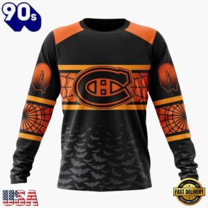 NHL Montreal Canadiens Halloween Design Personalized Hoodie, T Shirt, Sweatshirt, Trending NHL 3D Tee Nhl Montreal Canadiens Halloween Design Personalized Hoodie T Shirt Sweatshirt 2