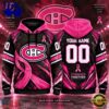 NHL Montreal Canadiens Pink Fights Breast Cancer 2026 Personalized Hoodie Shirt, Trending NHL 3D Tee