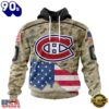 NHL Montreal Canadiens Specialized Kits For United State With Camo Color Hoodie, T Shirt , Trending NHL 3D Tee