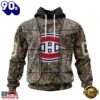 NHL Montreal Canadiens Specialized Unisex Vest Kits With Realtree Camo Hoodie, T Shirt, Trending NHL 3D Tee