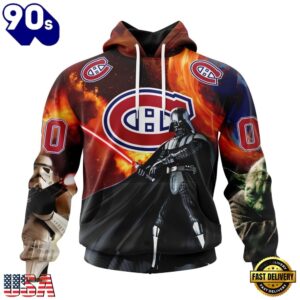 NHL Montreal Canadiens x Star War Specialized Design Hoodie, T Shirt , Trending NHL 3D Tee Nhl Montreal Canadiens X Star War Specialized Design Hoodie T Shirt 1