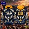 NHL Nashville Predators 2026 Native American Heritage Design Hoodie Shirt, Trending NHL 3D Tee