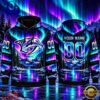 NHL Nashville Predators Special Design With Northern Lights 2026 Hoodie Shirt, Trending NHL 3D Tee