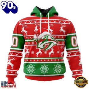 NHL Nashville Predators Specialized Unisex Christmas Is Coming Hoodie, T Shirt , Trending NHL 3D Tee Nhl Nashville Predators Specialized Unisex Christmas IS Coming Hoodie T Shirt 1