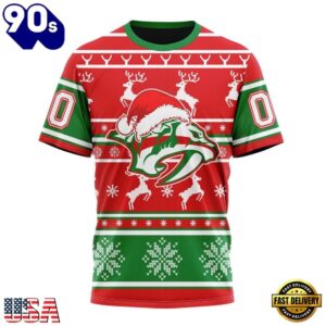 NHL Nashville Predators Specialized Unisex Christmas Is Coming Hoodie, T Shirt , Trending NHL 3D Tee Nhl Nashville Predators Specialized Unisex Christmas IS Coming Hoodie T Shirt 4