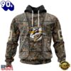 NHL Nashville Predators Specialized Unisex Vest Kits With Realtree Camo Hoodie, T Shirt, Trending NHL 3D Tee