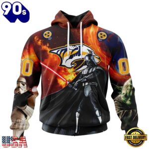 NHL Nashville Predators x Star War Specialized Design Hoodie, T Shirt , Trending NHL 3D Tee Nhl Nashville Predators X Star War Specialized Design Hoodie T Shirt 1