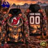 NHL New Jersey Devils 2026 Personalized Hunting Camo Design Hoodie, Trending NHL 3D Tee