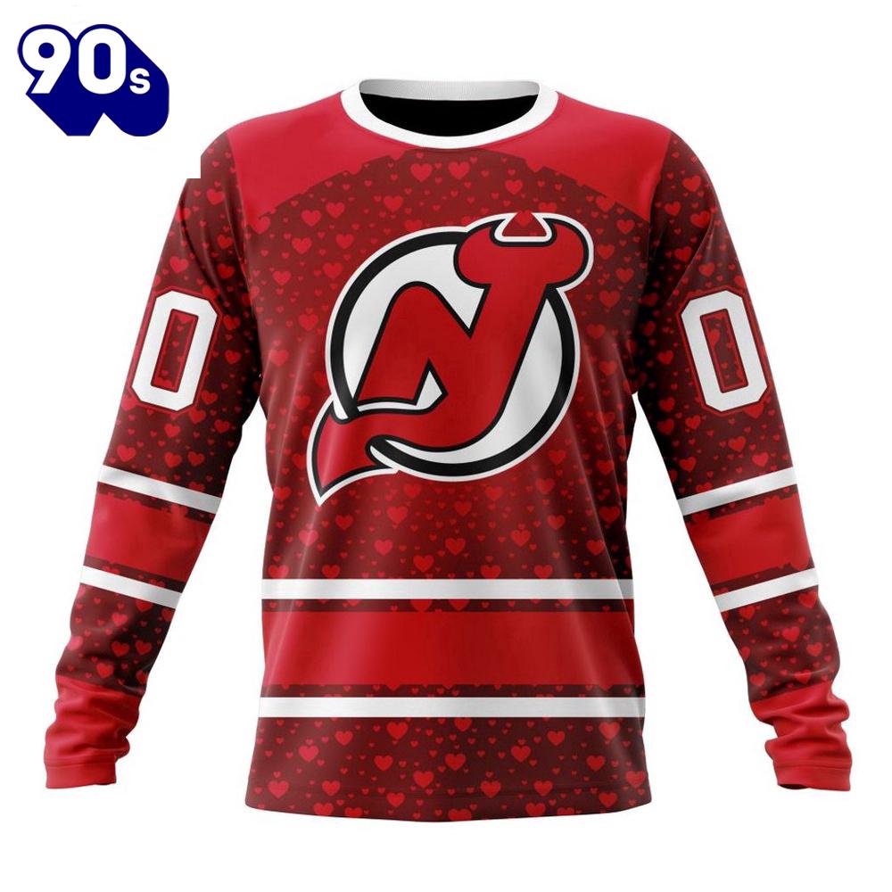 NHL New Jersey Devils Special Gift For Valentines Day All Over Print Shirt NHL New Jersey Devils Special Gift For Valentines Day All Over Print Shirt