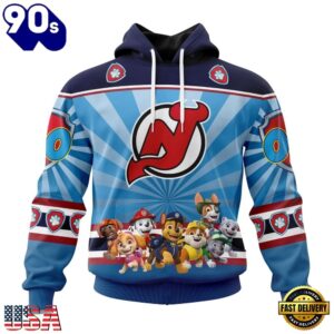 NHL New Jersey Devils Special Paw Patrol Kits Hoodie, T Shirt , Trending NHL 3D Tee Nhl New Jersey Devils Special Paw Patrol Kits Hoodie T Shirt 1