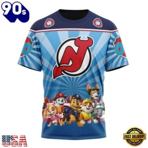 NHL New Jersey Devils Special Paw Patrol Kits Hoodie, T Shirt , Trending NHL 3D Tee Nhl New Jersey Devils Special Paw Patrol Kits Hoodie T Shirt 4
