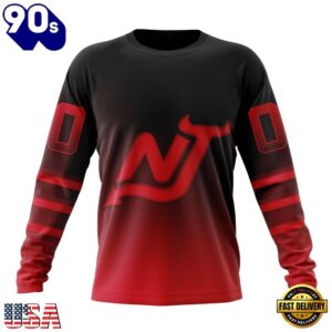 NHL New Jersey Devils Special Retro Gradient Design Hoodie, T Shirt, Trending NHL 3D Tee Nhl New Jersey Devils Special Retro Gradient Design Hoodie T Shirt 3