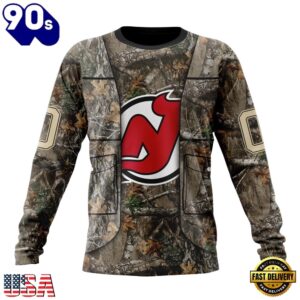 NHL New Jersey Devils Specialized Unisex Vest Kits With Realtree Camo Hoodie, T Shirt, Trending NHL 3D Tee Nhl New Jersey Devils Specialized Unisex Vest Kits With Realtree Camo Hoodie T Shirt 3