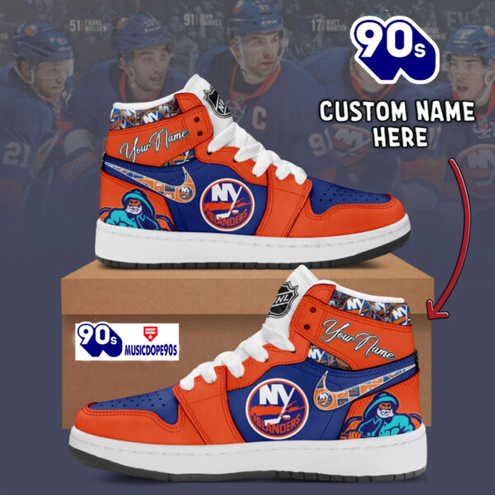 NHL New York Islanders Air Jordan 1 Shoes NHL New York Islanders Air Jordan 1 Shoes
