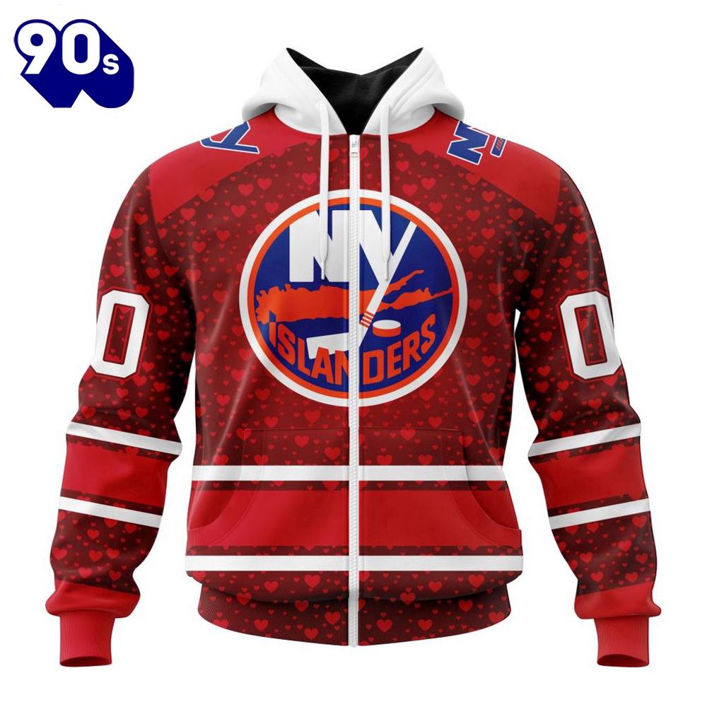 NHL New York Islanders Special Gift For Valentines Day All Over Print Shirt NHL New York Islanders Special Gift For Valentines Day All Over Print Shirt