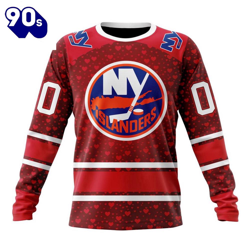 NHL New York Islanders Special Gift For Valentines Day All Over Print Shirt NHL New York Islanders Special Gift For Valentines Day All Over Print Shirt