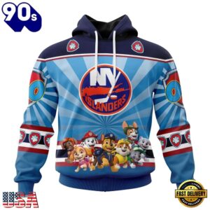 NHL New York Islanders Special Paw Patrol Kits Hoodie, T Shirt , Trending NHL 3D Tee Nhl New York Islanders Special Paw Patrol Kits Hoodie T Shirt 1