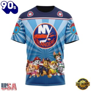 NHL New York Islanders Special Paw Patrol Kits Hoodie, T Shirt , Trending NHL 3D Tee Nhl New York Islanders Special Paw Patrol Kits Hoodie T Shirt 4