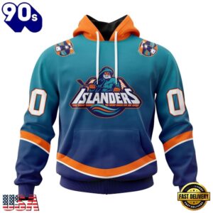 NHL New York Islanders Special Retro Gradient Design Hoodie, T Shirt, Trending NHL 3D Tee Nhl New York Islanders Special Retro Gradient Design Hoodie T Shirt 1