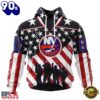 NHL New York Islanders Specialized Kits For Honor USS Military Hoodie, T Shirt , Trending NHL 3D Tee