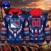 NHL New York Rangers 2026 Native American Heritage Design Hoodie Shirt, Trending NHL 3D Tee