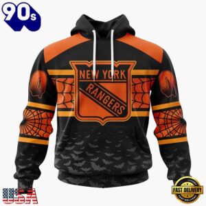 NHL New York Rangers Halloween Design Personalized Hoodie, T Shirt, Sweatshirt, Trending NHL 3D Tee Nhl New York Rangers Halloween Design Personalized Hoodie T Shirt Sweatshirt 1