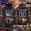 NHL New York Rangers Military Appreciation Design Personalized Hoodie, Trending NHL 3D Tee