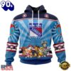 NHL New York Rangers Special Paw Patrol Kits Hoodie, T Shirt , Trending NHL 3D Tee
