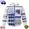 NHL New York Rangers Specialized Christmas Is Coming New Design Hoodie, T Shirt , Trending NHL 3D Tee