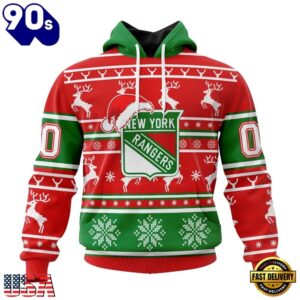 NHL New York Rangers Specialized Unisex Christmas Is Coming Hoodie, T Shirt , Trending NHL 3D Tee Nhl New York Rangers Specialized Unisex Christmas IS Coming Hoodie T Shirt 1