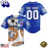 NHL New York Rangers x BB 8 D Star War Baseball Jersey , Trending NHL Jersey
