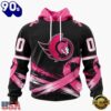 NHL Ottawa Senators 2026 Hockey Pink Fights Breast Cancer Design Hoodie, TShirt, Sweatshirt, Trending NHL 3D Tee