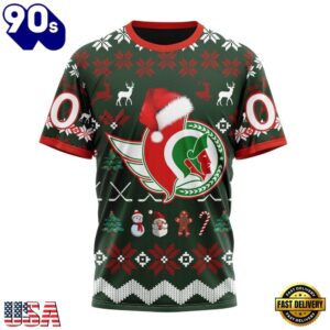 NHL Ottawa Senators Hockey Christmas Is Coming 2026 Hoodie, T Shirt , Trending NHL 3D Tee Nhl Ottawa Senators Hockey Christmas IS Coming 2026 Hoodie T Shirt 4