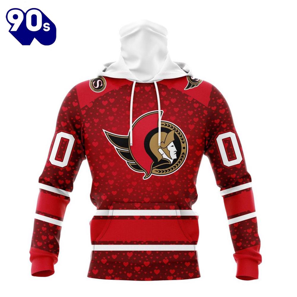 NHL Ottawa Senators Special Gift For Valentines Day All Over Print Shirt NHL Ottawa Senators Special Gift For Valentines Day All Over Print Shirt