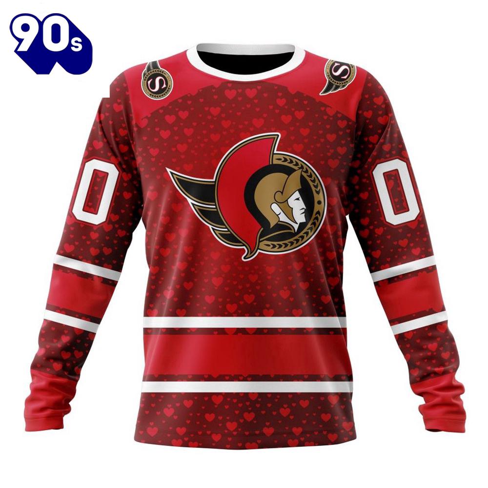 NHL Ottawa Senators Special Gift For Valentines Day All Over Print Shirt NHL Ottawa Senators Special Gift For Valentines Day All Over Print Shirt