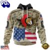 NHL Ottawa Senators Specialized Kits For United State With Camo Color Hoodie, T Shirt , Trending NHL 3D Tee
