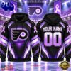 NHL Philadelphia Flyers 2026 Hockey Fights Cancer Personalized Hoodie Shirt, Trending NHL 3D Tee
