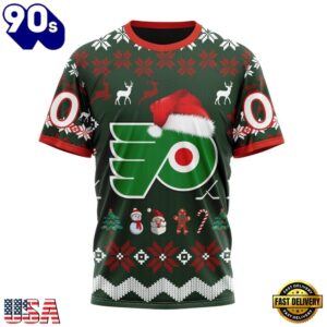 NHL Philadelphia Flyers Hockey Christmas Is Coming 2026 Hoodie, T Shirt , Trending NHL 3D Tee Nhl Philadelphia Flyers Hockey Christmas IS Coming 2026 Hoodie T Shirt 4