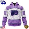 NHL Philadelphia Flyers Special Lavender Fight Cancer Hoodie, T Shirt , Trending NHL 3D Tee