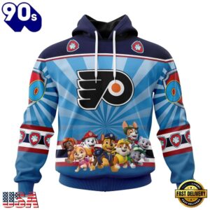NHL Philadelphia Flyers Special Paw Patrol Kits Hoodie, T Shirt , Trending NHL 3D Tee Nhl Philadelphia Flyers Special Paw Patrol Kits Hoodie T Shirt 1