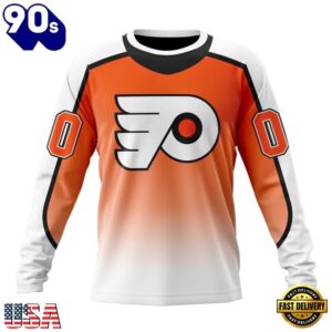 NHL Philadelphia Flyers Special Retro Gradient Design Hoodie, T Shirt, Trending NHL 3D Tee Nhl Philadelphia Flyers Special Retro Gradient Design Hoodie T Shirt 3