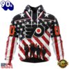 NHL Philadelphia Flyers Specialized Kits For Honor USS Military Hoodie, T Shirt , Trending NHL 3D Tee