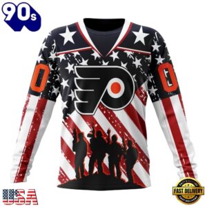 NHL Philadelphia Flyers Specialized Kits For Honor USS Military Hoodie, T Shirt , Trending NHL 3D Tee Nhl Philadelphia Flyers Specialized Kits For Honor Uss Military Hoodie T Shirt 3