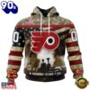 NHL Philadelphia Flyers Specialized Unisex Kits Remember Pearl Harbor Hoodie, T Shirt , Trending NHL 3D Tee